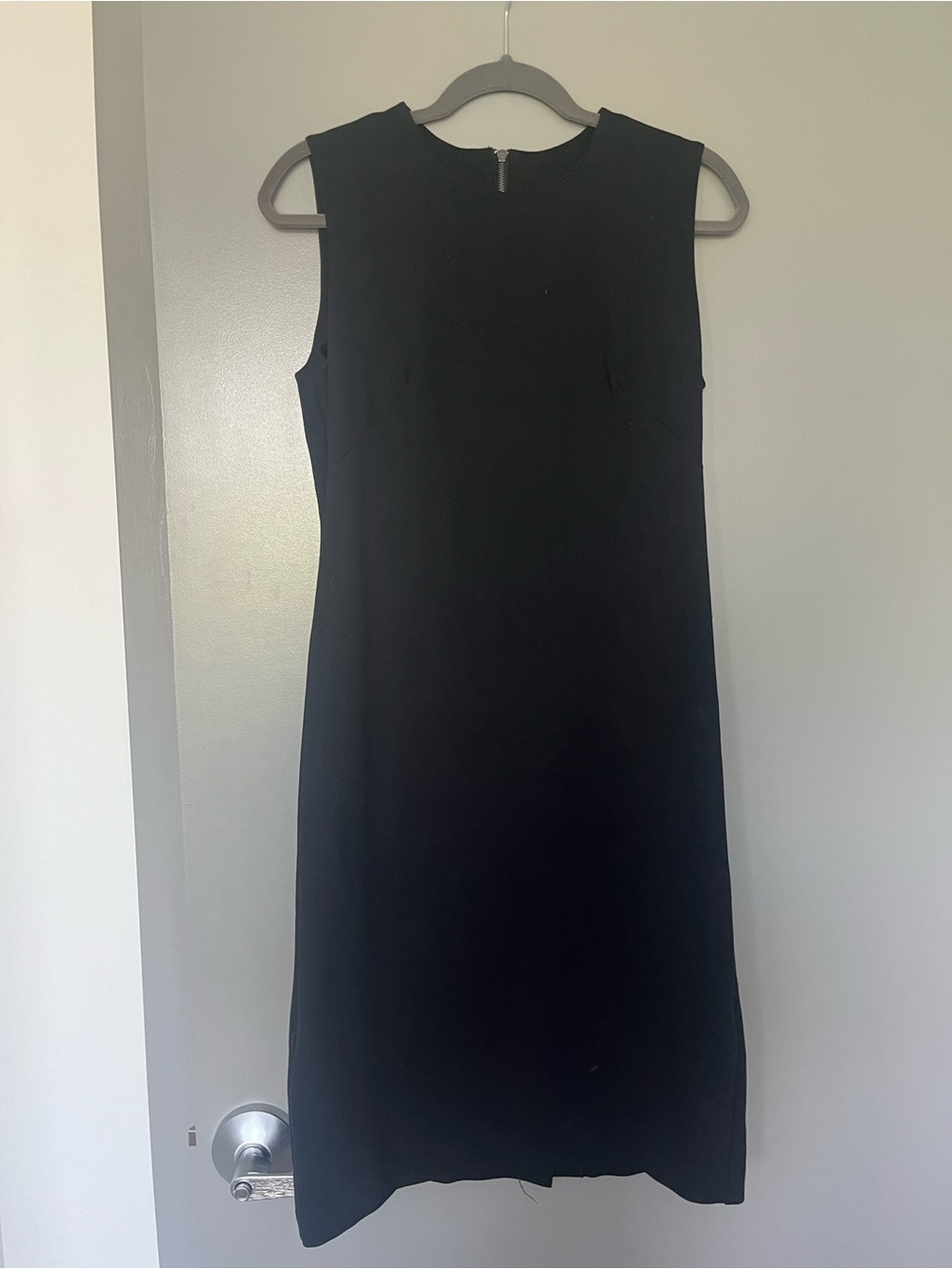 SPANX Black Sleeveless Midi Dress